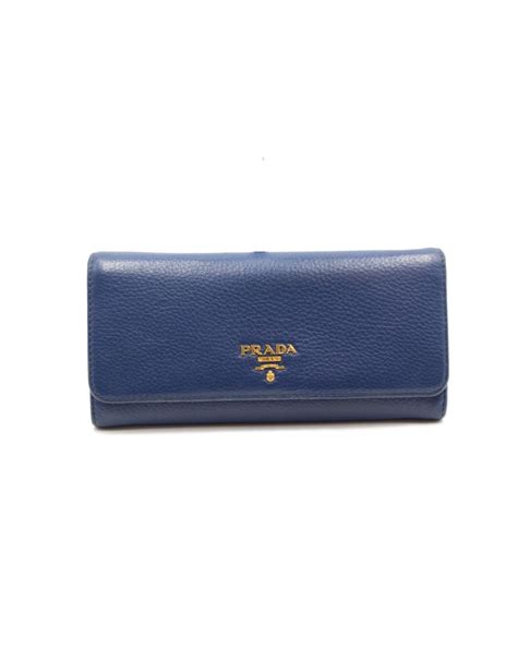 portafogli prada saffiano blu prezzo|Portafogli Prada in Pelle Blu .